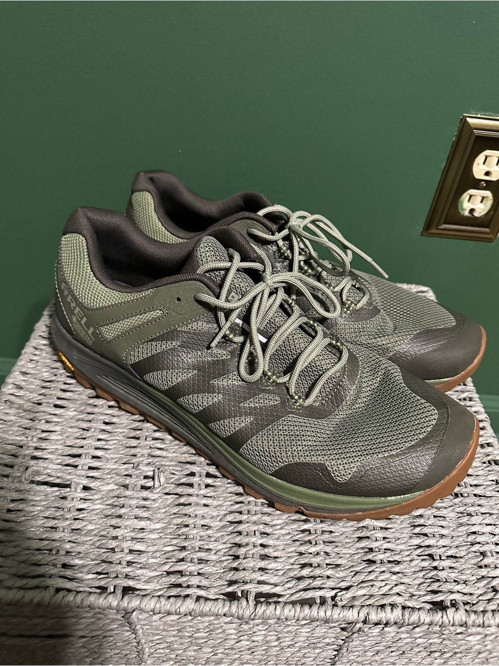 Merrell Men's Green Trail Running Shoes size 13